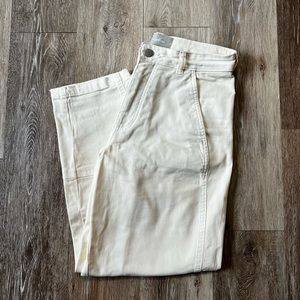 Everlane Utility Barrel Pant Bone Color